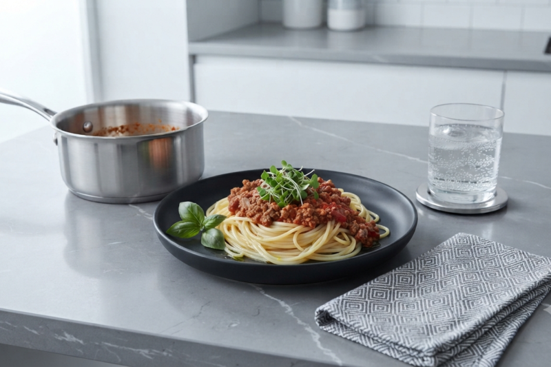 spicy, creamy weeknight bolognese
